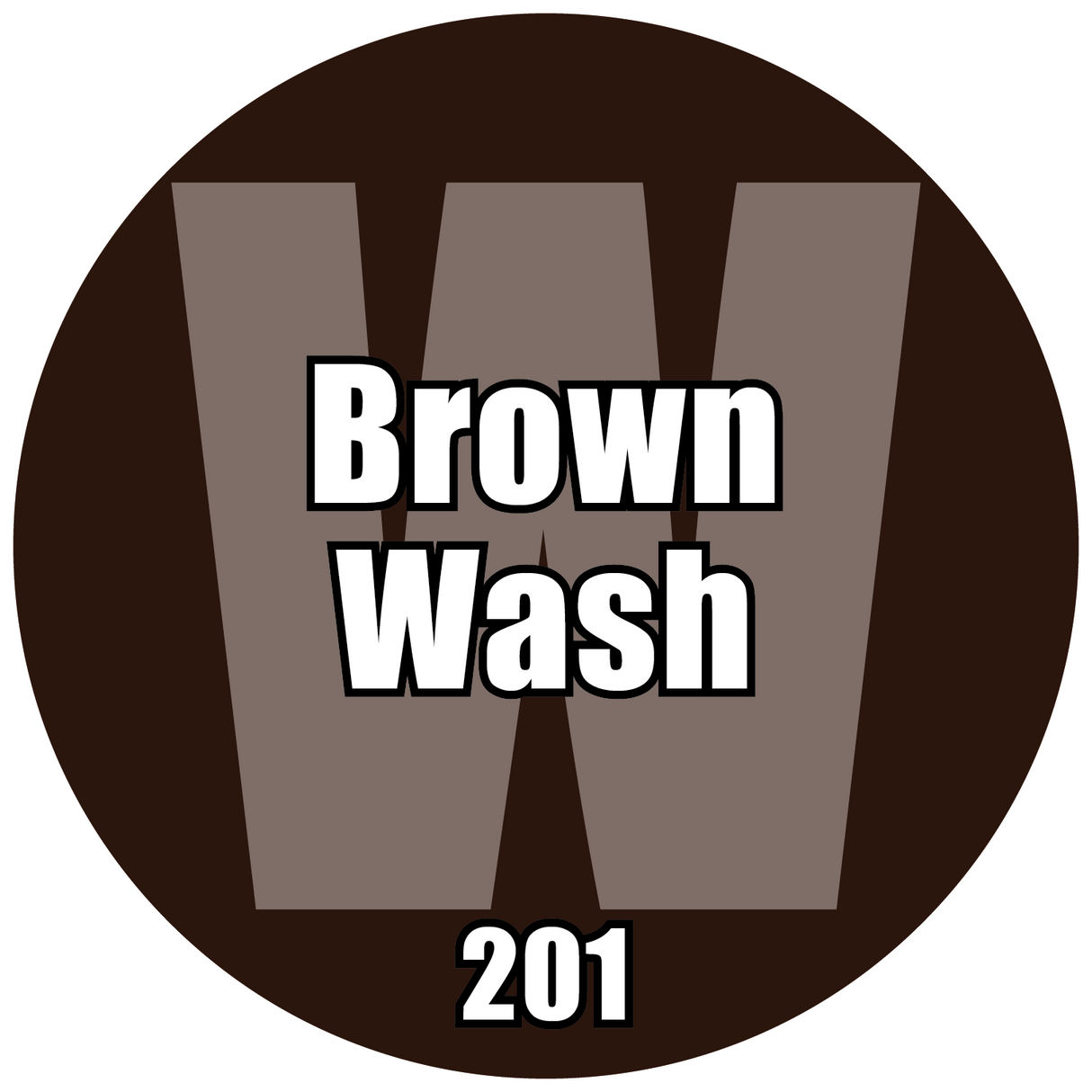 Pro Acryl Brown Wash