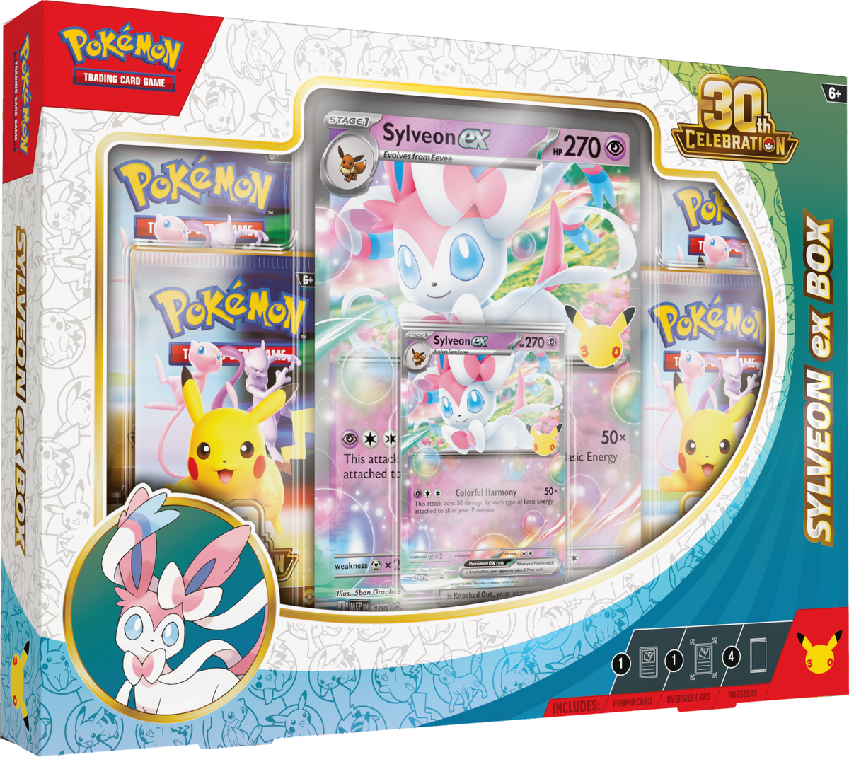 Pokémon TCG: 30th Celebration - Sylveon ex Box