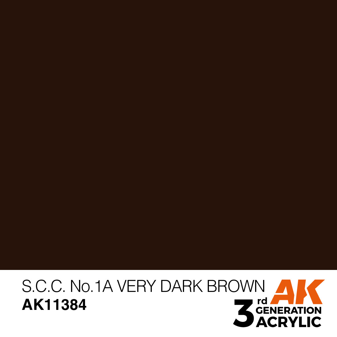 S.C.C. No.1A Very Dark Brown – AFV