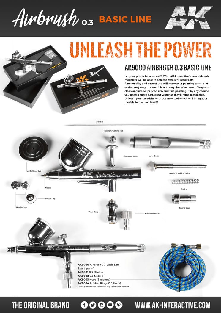 AK Airbrush - Basic Line 0.3mm