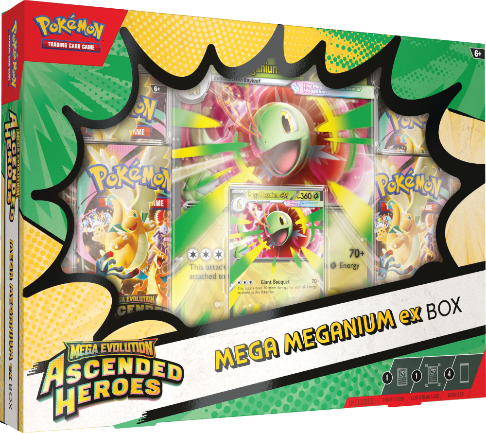 Pokémon TCG: Mega Evolution - Ascended Heroes - Mega Meganium ex Box