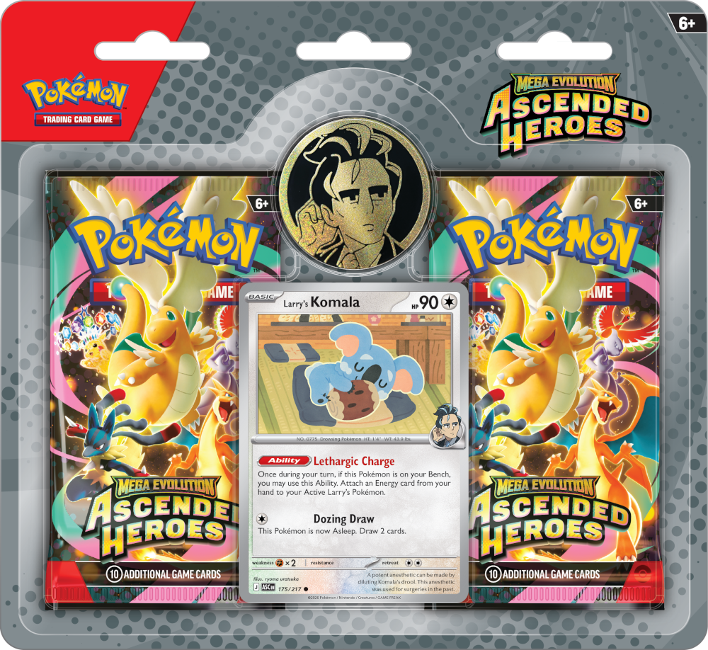 Pokémon TCG: Mega Evolution - Ascended Heroes - Blister Pack - Larry