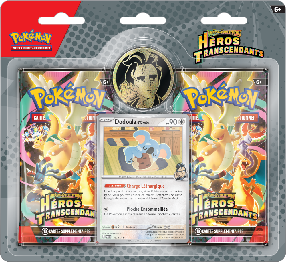 Pokémon TCG: Mega Evolution - Ascended Heroes - Blister Pack - Larry (Français)