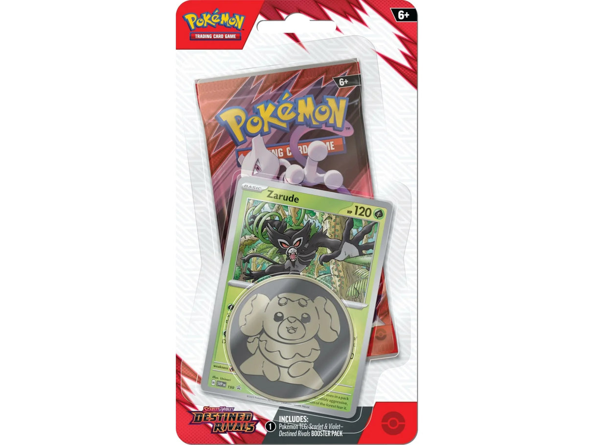 Pokémon TCG: Scarlet & Violet - Destined Rivals - Blister Pack - Single Booster - Zarude Promo Card