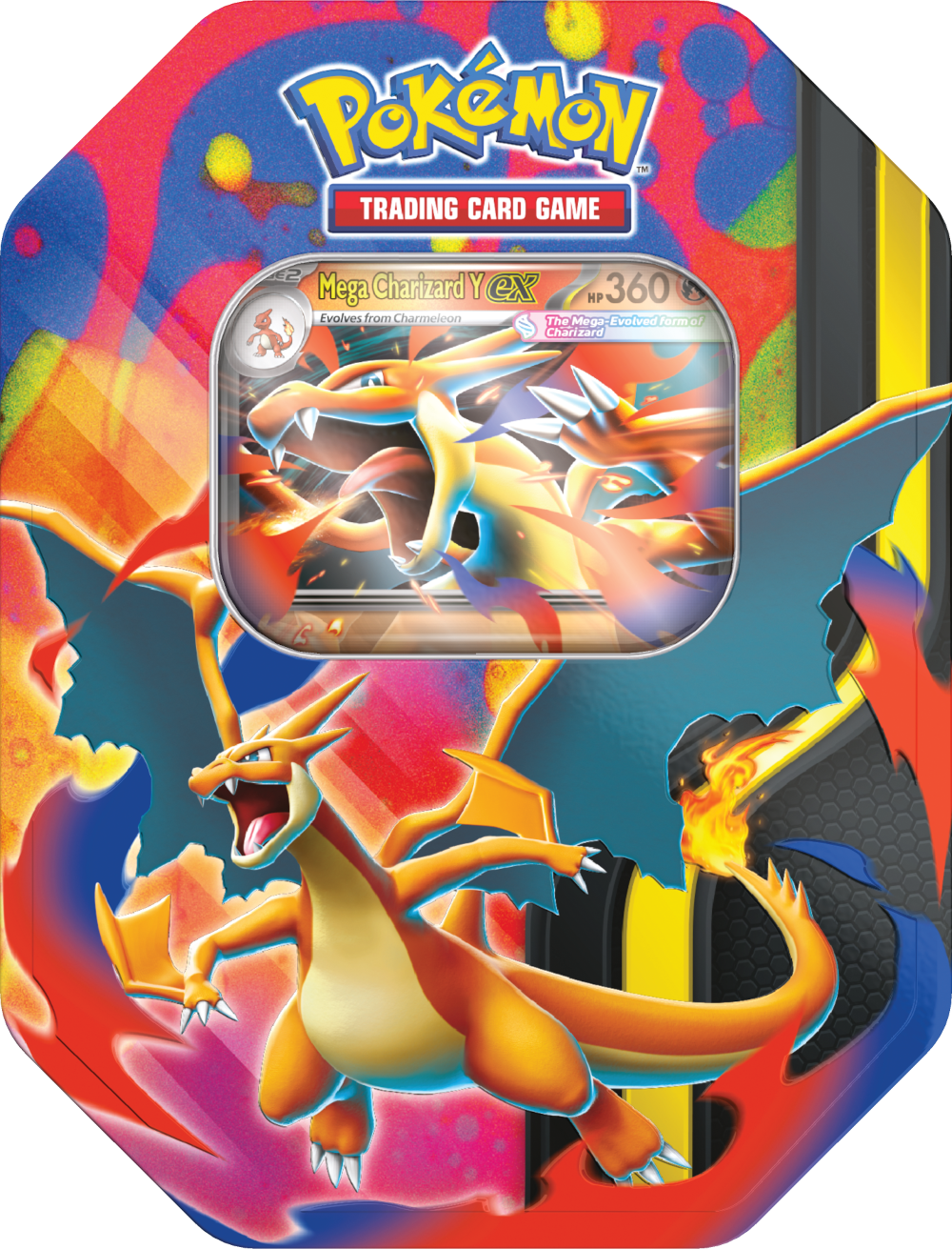Pokémon TCG: Mega Charizard Tin - Mega Charizard Y ex