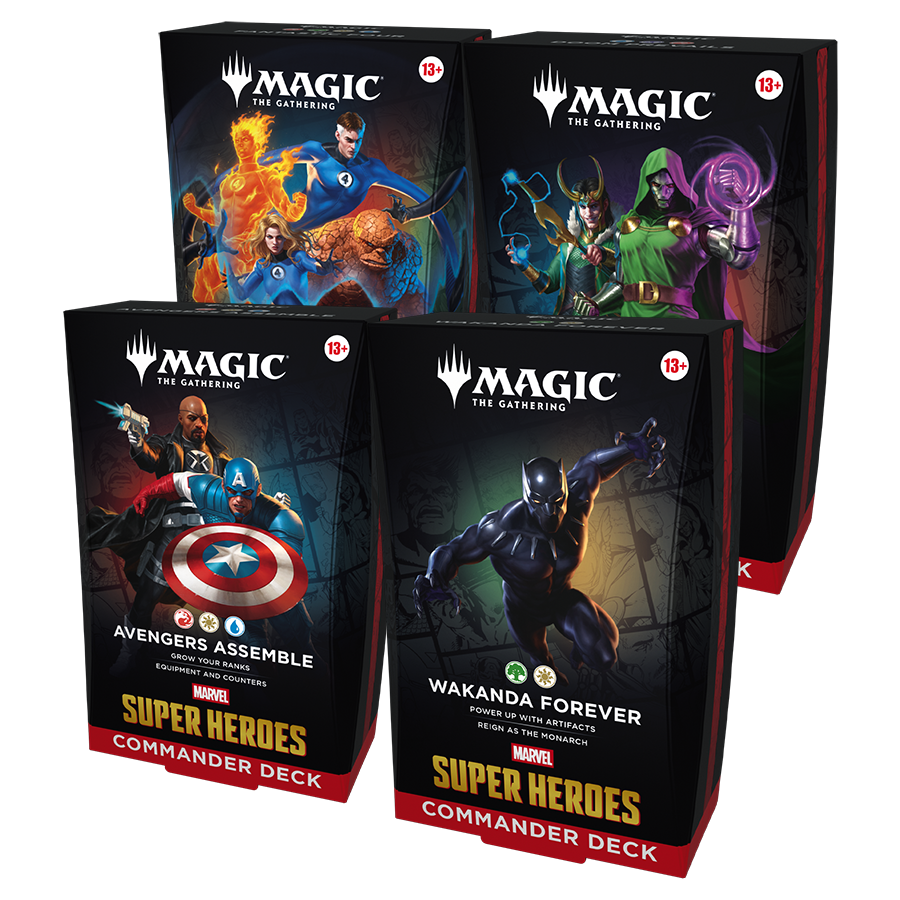 Marvel Super Heroes - Commander Decks - Set of 4