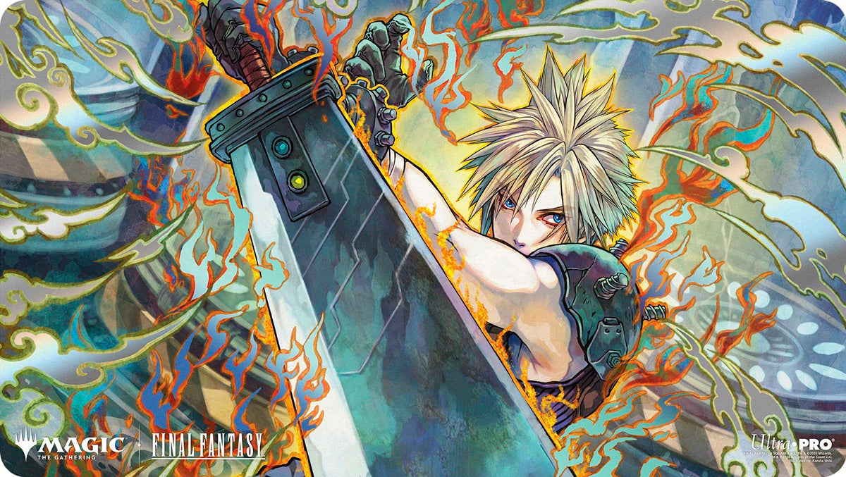 UP Playmat MTG Final Fantasy Buster Sword Foil