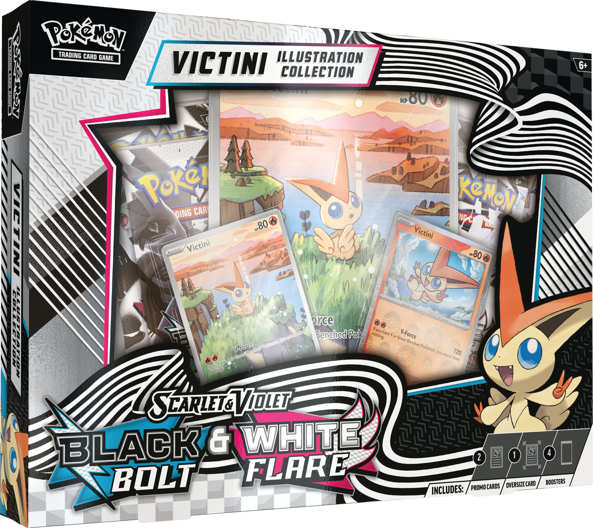 Pokémon TCG: Scarlet & Violet - Black Bolt & White Flare - Victini Illustration Collection