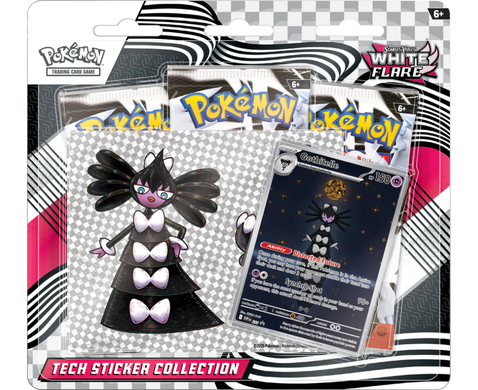 Pokémon TCG: Scarlet & Violet - White Flare - Tech Sticker Collection