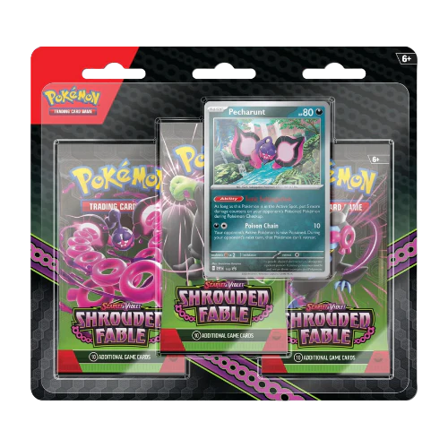 Pokémon TCG: Scarlet & Violet - Shrouded Fable - 3-Pack Blister