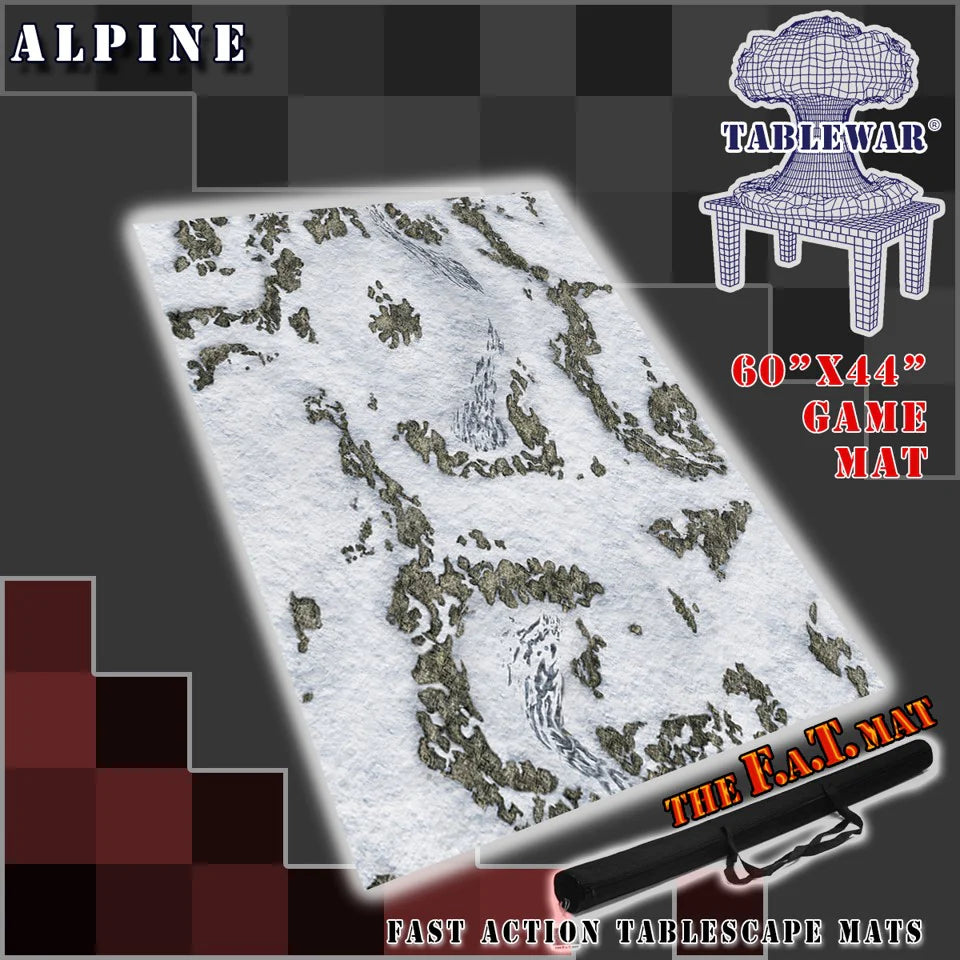 60" x 44" Alpine F.A.T. Gaming Mat