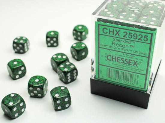 Speckled Recon 12mm d6 Dice Block (36 dice)