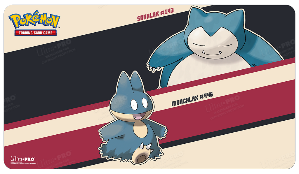 Snorlax and Munchlax Standard Gaming Playmat Mousepad