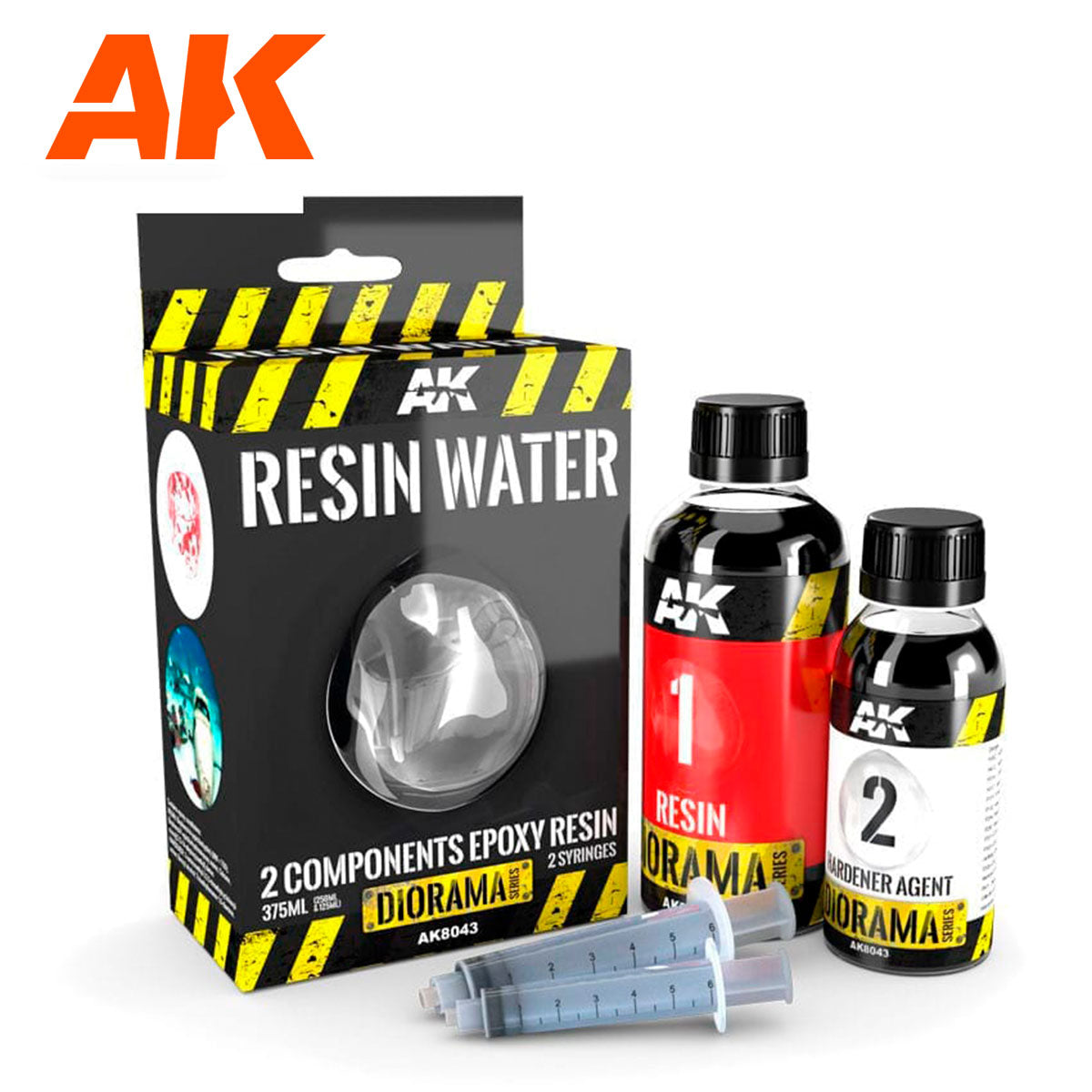 Resin Water 2 Components Epoxy Resin 375mL