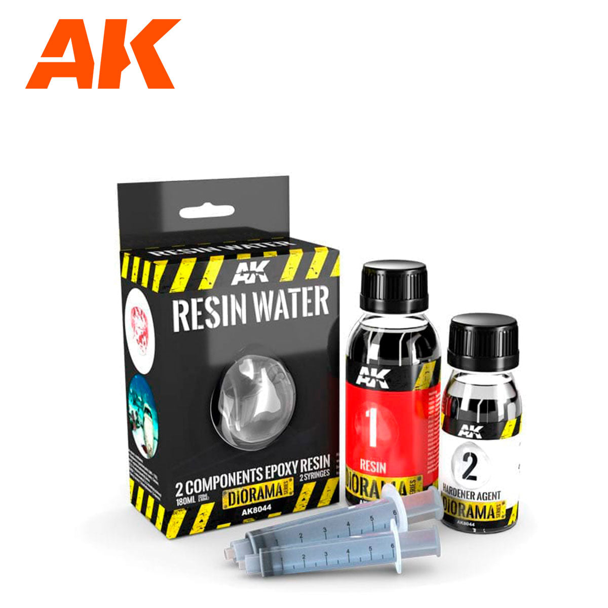 Resin Water 2 Components Epoxy Resin 180mL