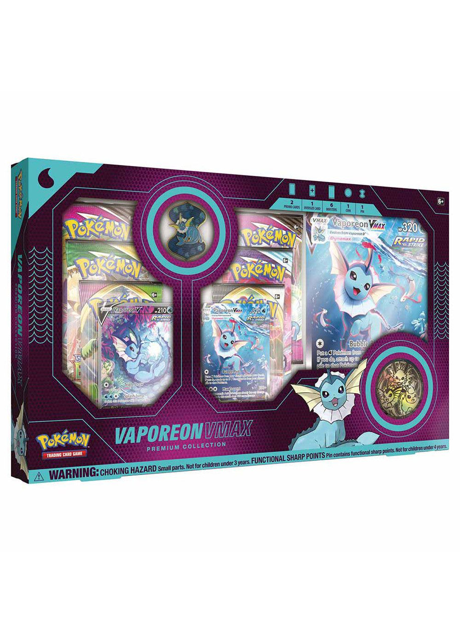 Pokémon TCG: Vaporeon VMAX Premium Collection