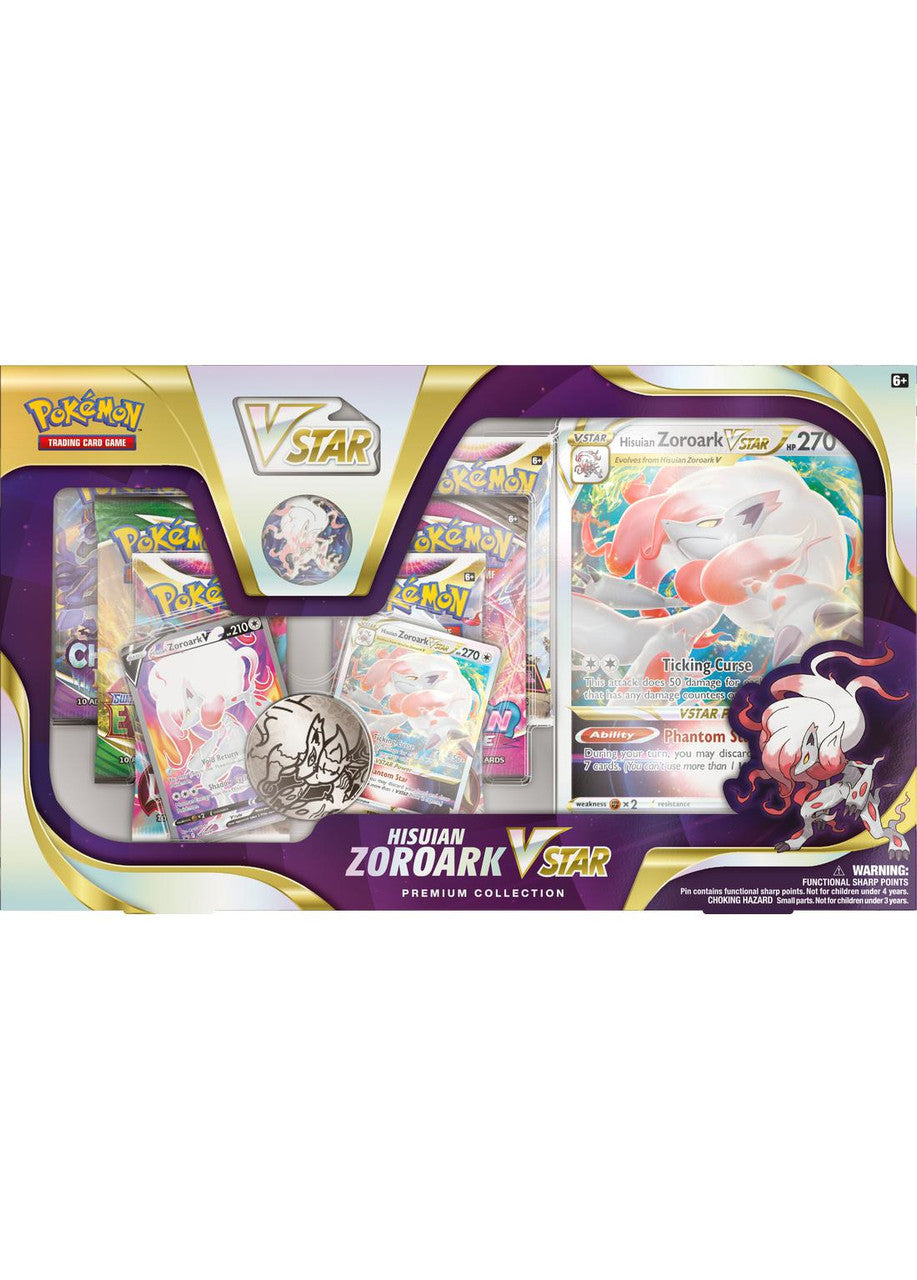 Pokémon TCG: Hisuian Zoroark VSTAR Premium Collection