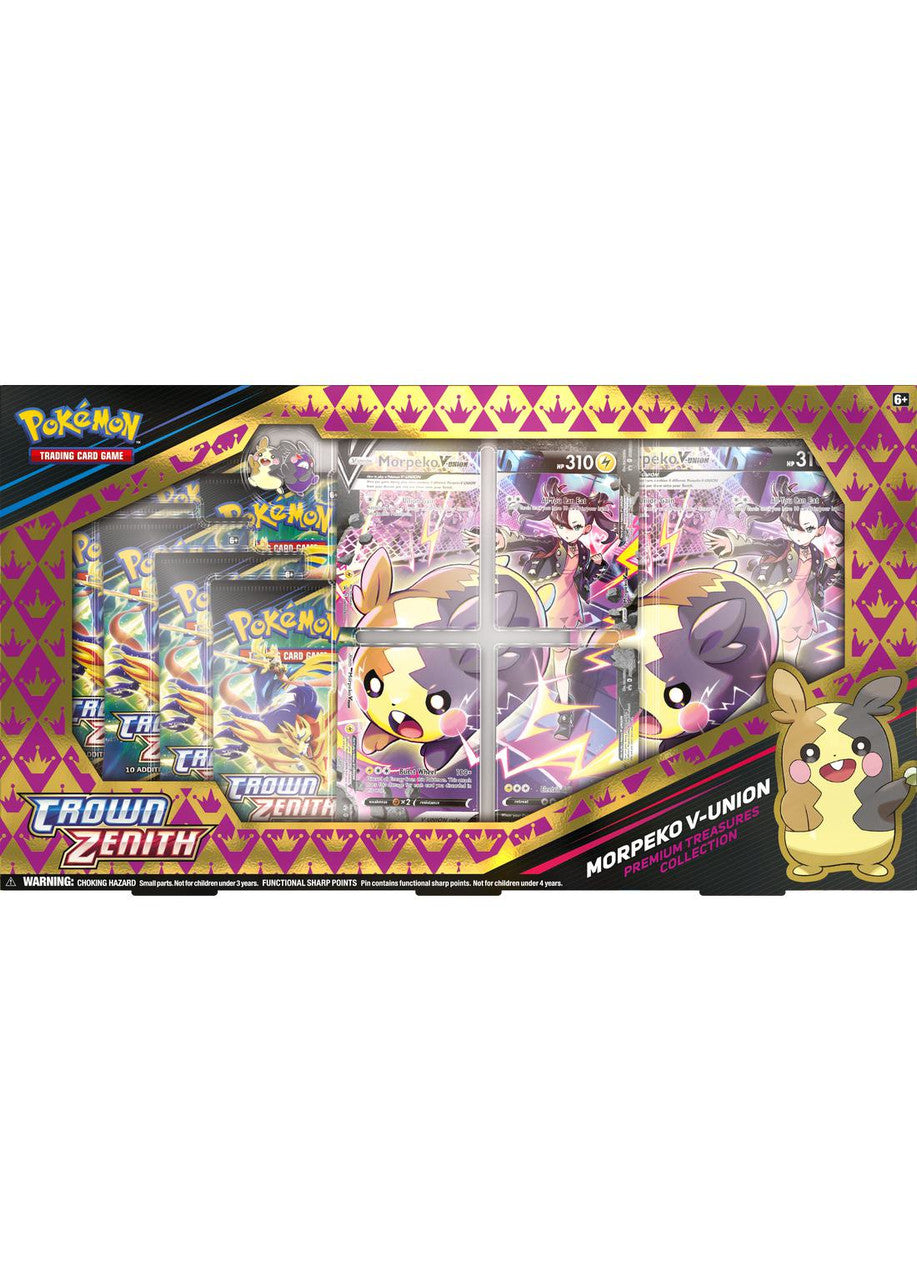 Pokémon TCG: Sword & Shield - Crown Zenith Premium Treasures Collection - Morpeko V-UNION