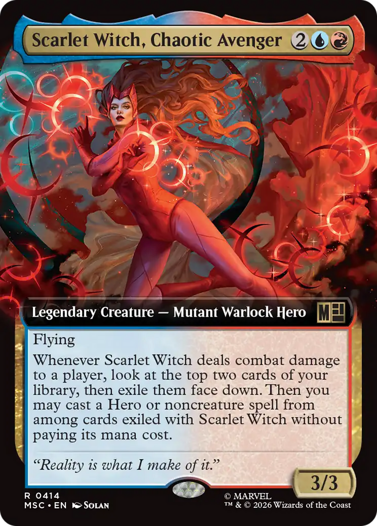 Scarlet Witch, Chaotic Avenger - Extended Art [MSC-414]