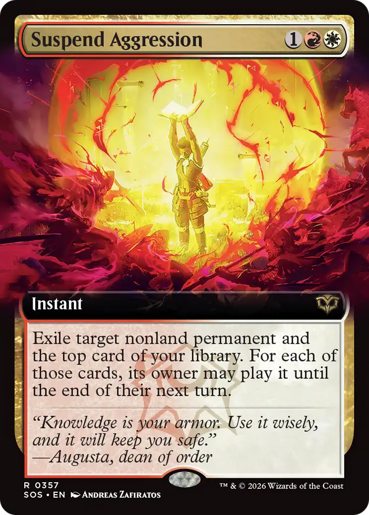 Suspend Aggression - Extended Art [SOS-357]
