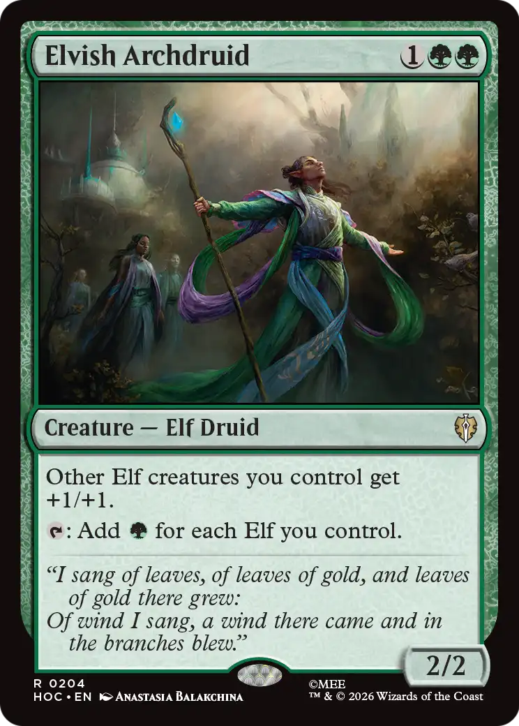 Elvish Archdruid [HOC-204]