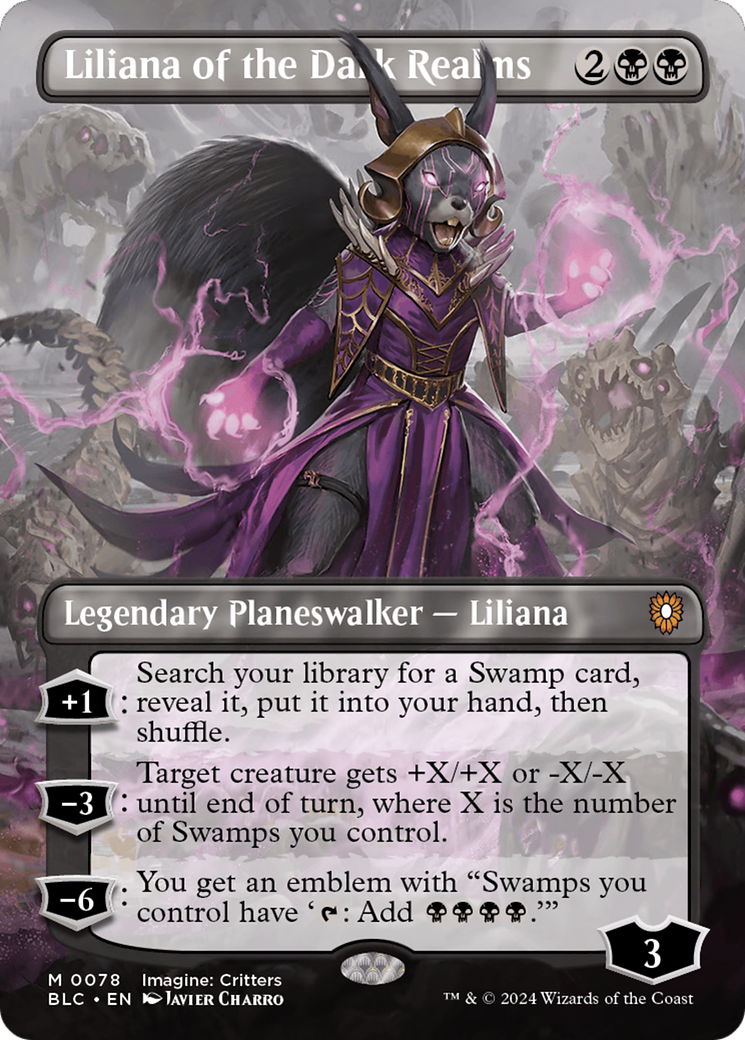 Liliana of the Dark Realms - Borderless [BLC-78]