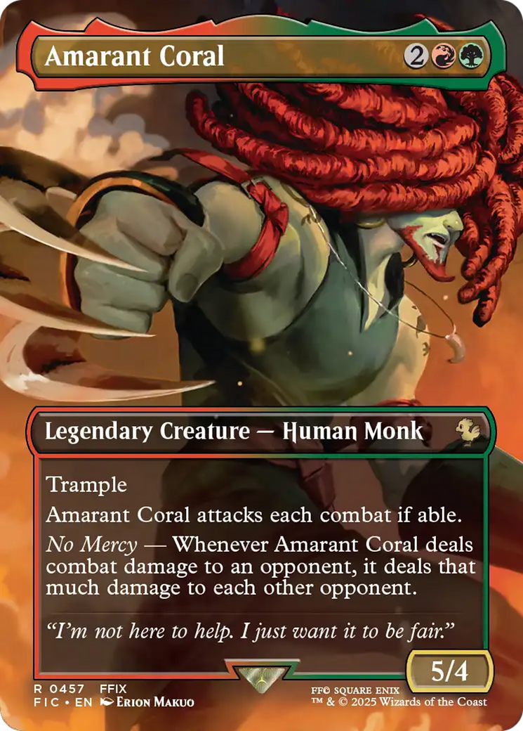 Amarant Coral - Borderless - Full Art [FIC-457]
