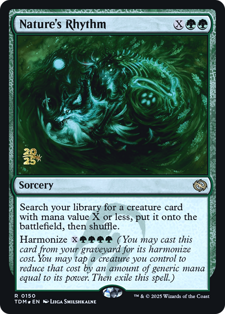 Nature's Rhythm - Prerelease Promo [PTDM-150s]
