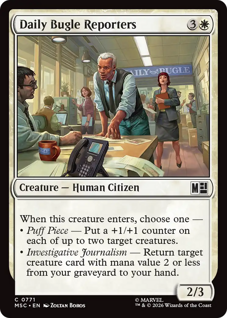 Daily Bugle Reporters [MSC-771]