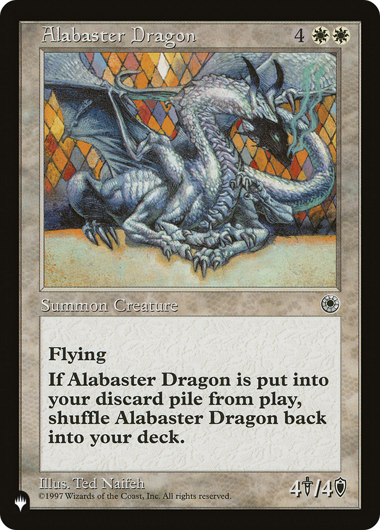Alabaster Dragon [PLST-POR-1]