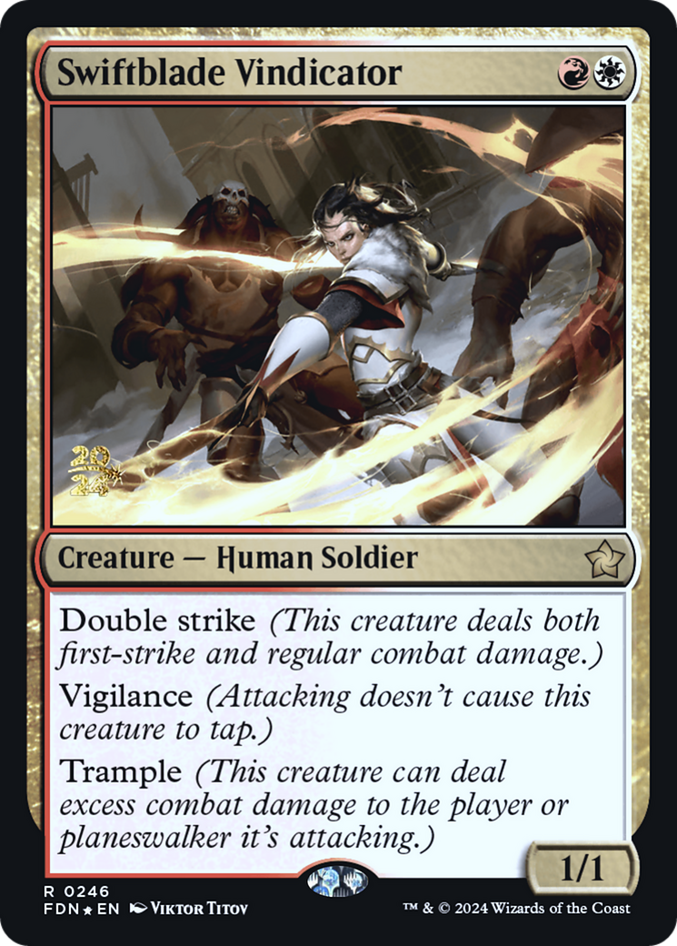 Swiftblade Vindicator - Prerelease Promo [PFDN-246s]