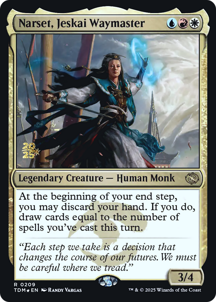 Narset, Jeskai Waymaster - Prerelease Promo [PTDM-209s]