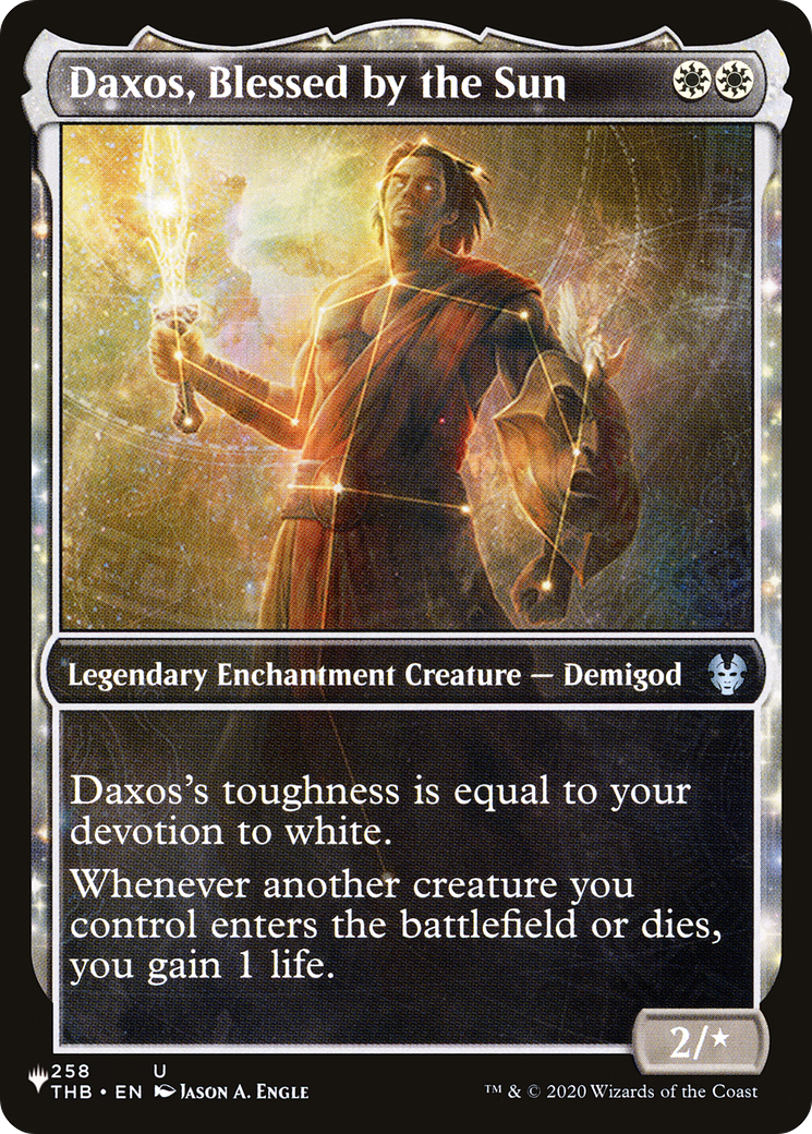 Daxos, Blessed by the Sun - Showcase - Full Art [PLST-THB-258]
