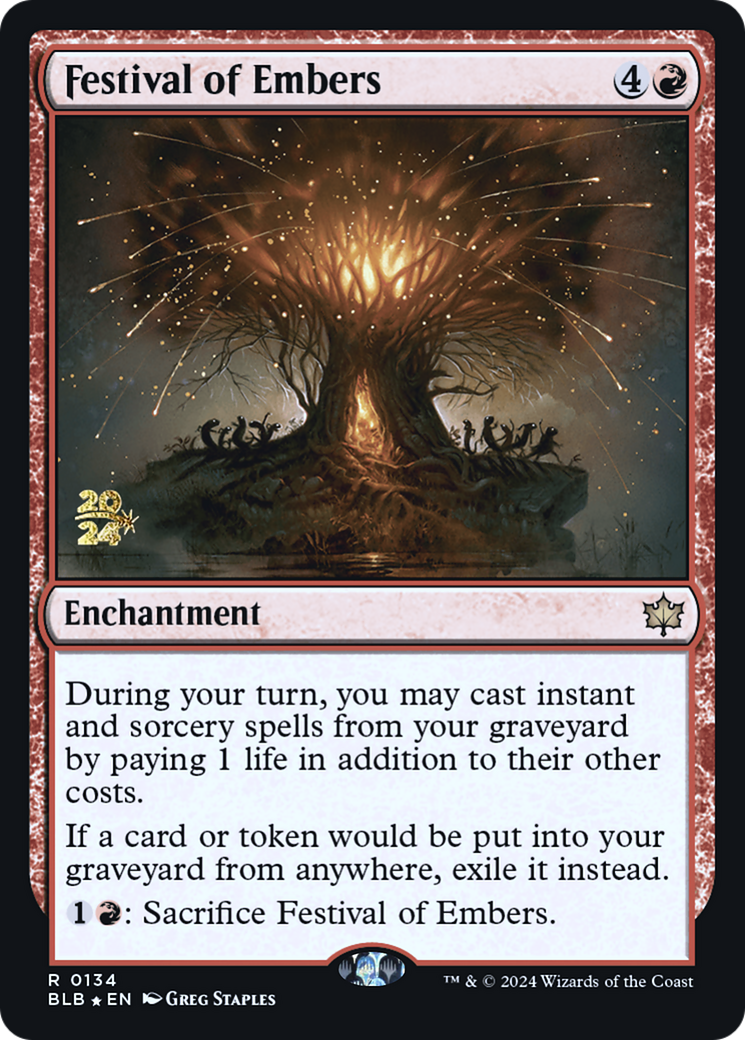 Festival of Embers - Prerelease Promo [PBLB-134s]