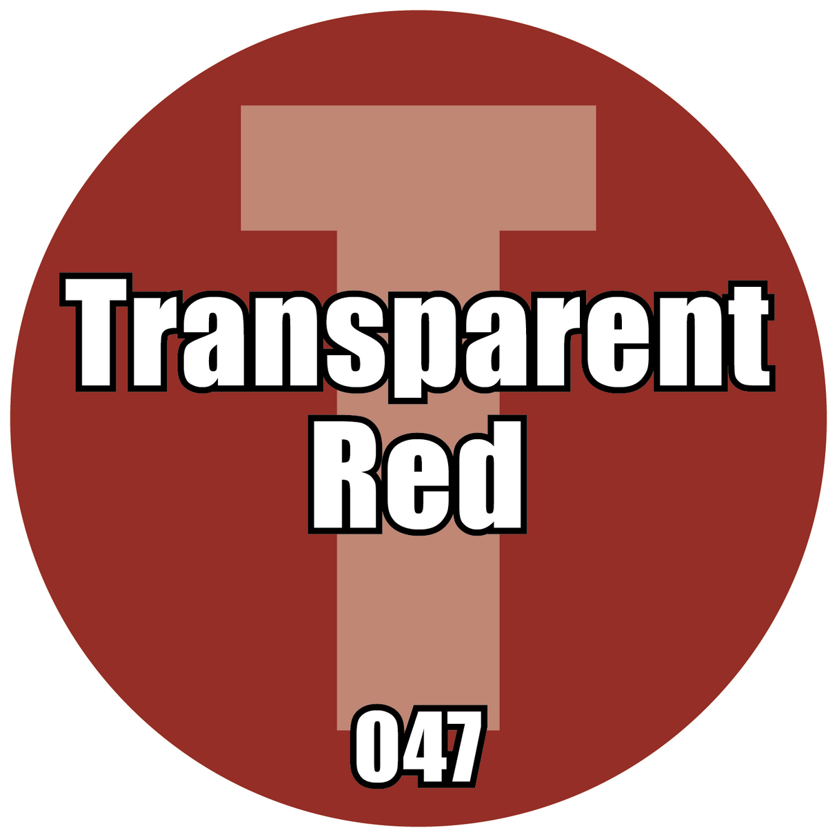 Pro Acryl Transparent Red