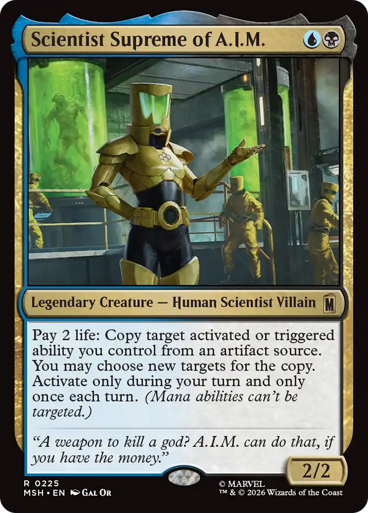 Scientist Supreme of A.I.M. [MSH-225]