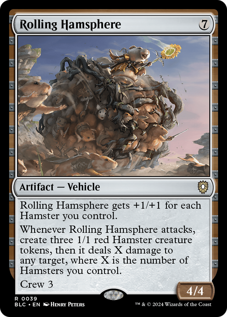 Rolling Hamsphere [BLC-39]