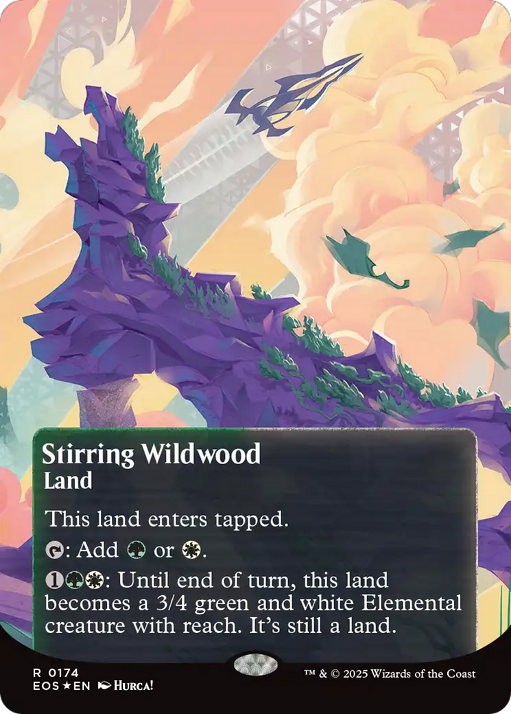 Stirring Wildwood - Borderless - Galaxy Foil - Full Art [EOS-174]