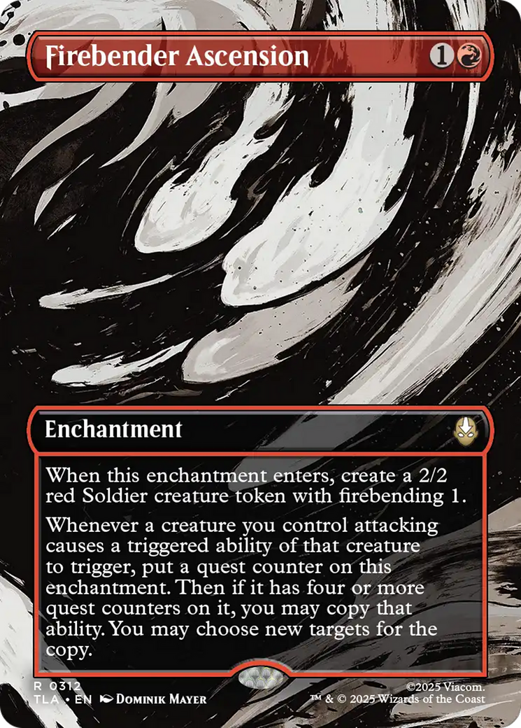 Firebender Ascension - Borderless - Full Art [TLA-312]