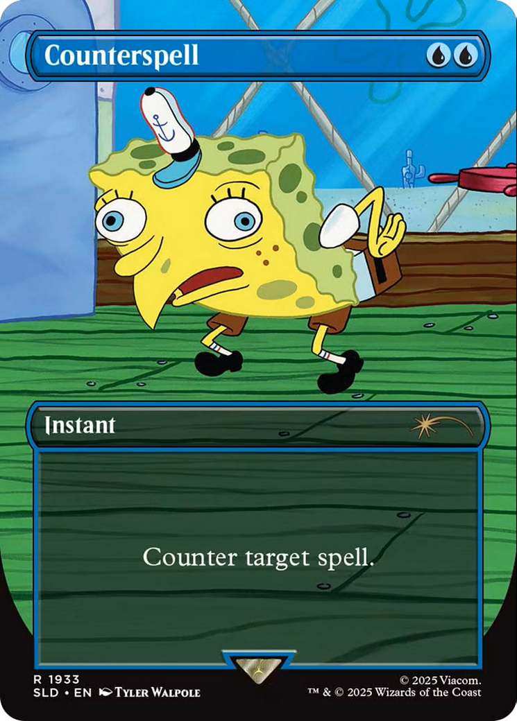 Counterspell - Borderless - Full Art [SLD-1933]