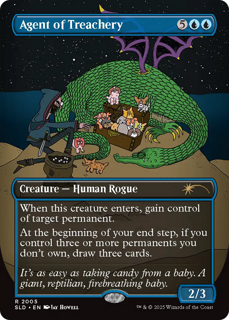 Agent of Treachery - Borderless - Full Art [SLD-2005]