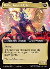Kefka, Court Mage // Kefka, Ruler of Ruin - Extended Art [FIN-496]