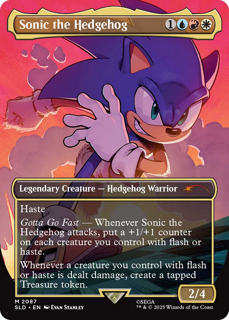 Sonic the Hedgehog - Borderless - Full Art [SLD-2087]