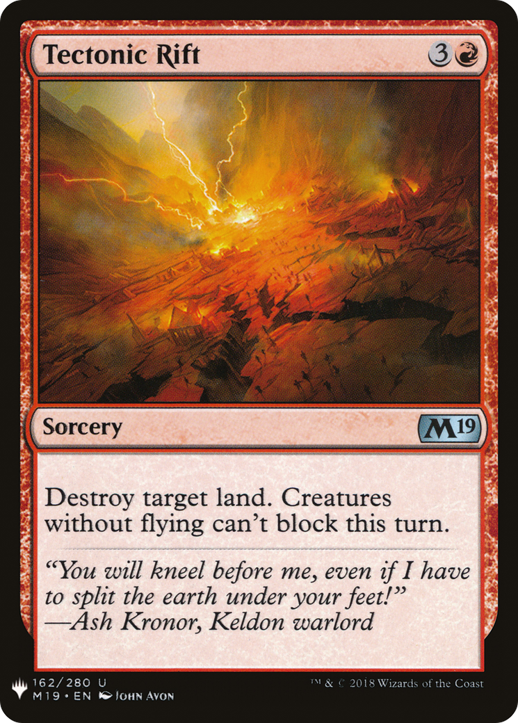 Tectonic Rift [PLST-M19-162]