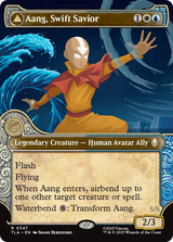 Aang, Swift Savior // Aang and La, Ocean's Fury - Borderless - Showcase [TLA-347]