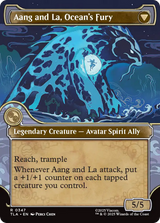 Aang, Swift Savior // Aang and La, Ocean's Fury - Borderless - Showcase [TLA-347]