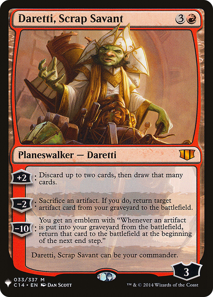 Daretti, Scrap Savant [PLST-C14-33]