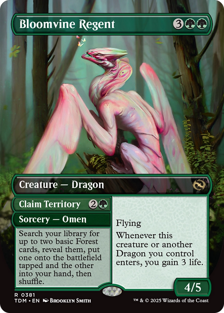 Bloomvine Regent // Claim Territory // Bloomvine Regent - Borderless - Full Art [TDM-381]