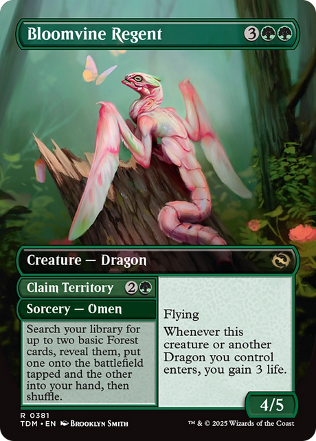 Bloomvine Regent // Claim Territory // Bloomvine Regent - Borderless - Full Art [TDM-381]