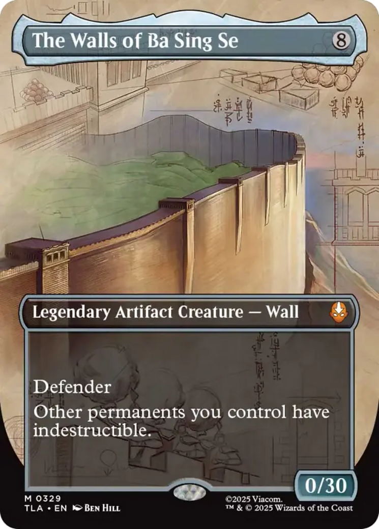The Walls of Ba Sing Se - Borderless - Full Art [TLA-329]